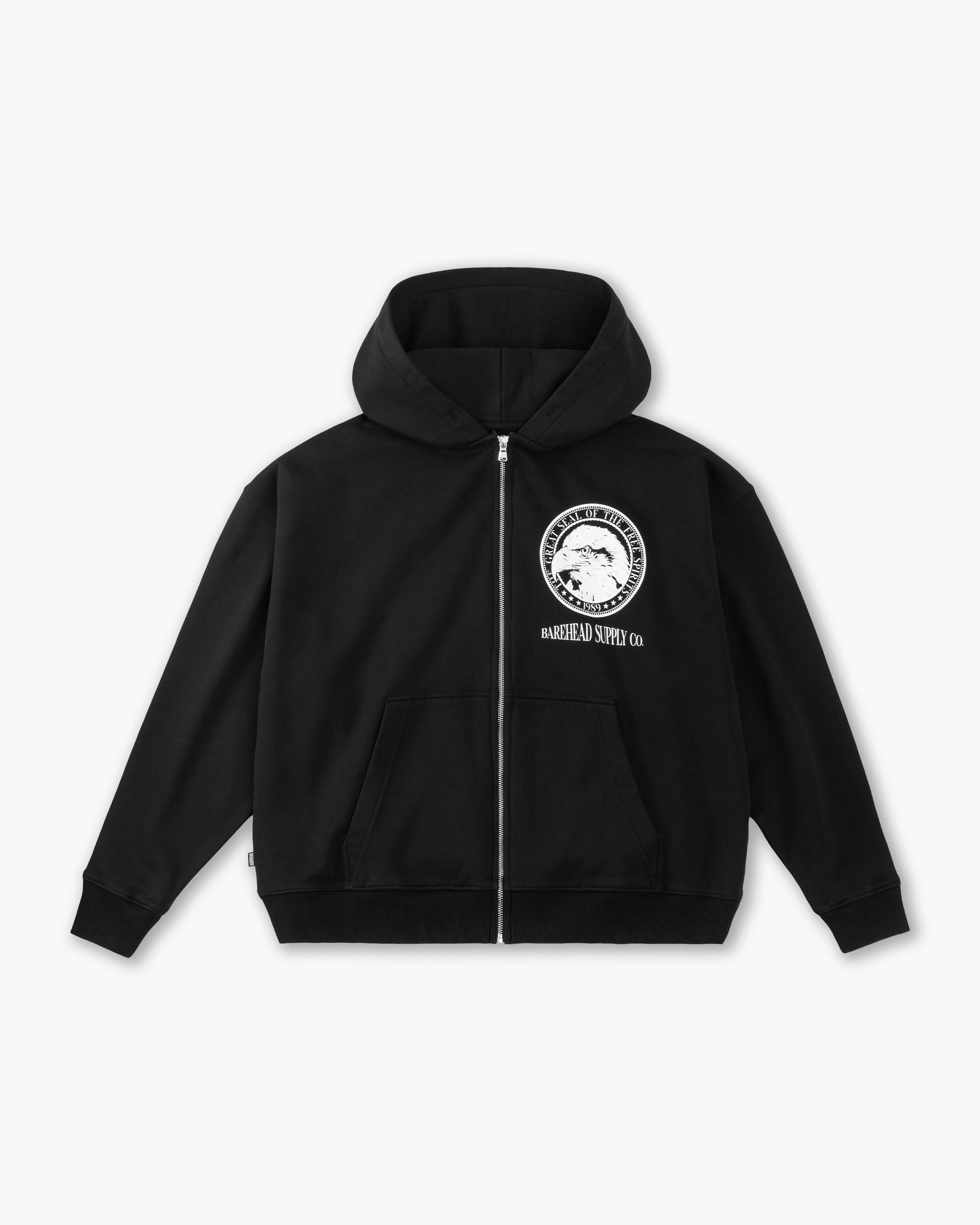 SEAL OVERSIZED ZIP HOODIE